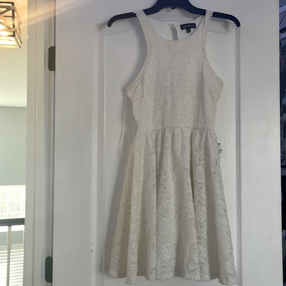 white mini dress size 3